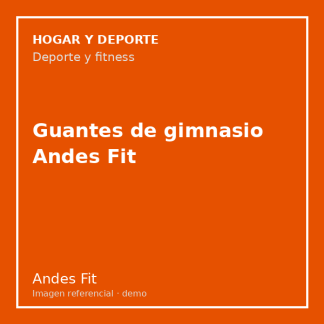Guantes de gimnasio Andes Fit