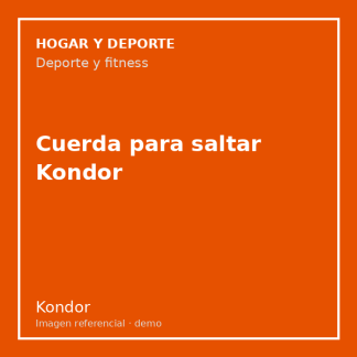 Cuerda para saltar Kondor