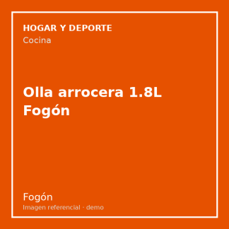Olla arrocera 1.8L Fogón