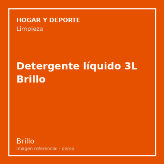 Detergente líquido 3L Brillo