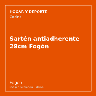 Sartén antiadherente 28cm Fogón