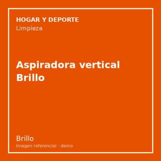 Aspiradora vertical Brillo