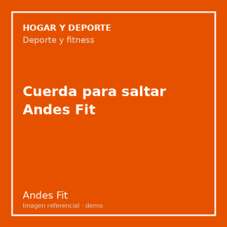 Cuerda para saltar Andes Fit
