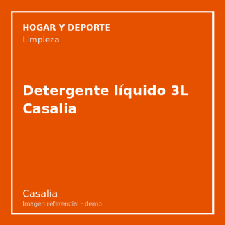 Detergente líquido 3L Casalia