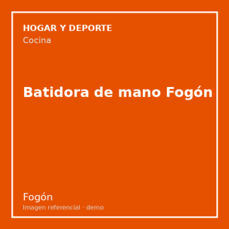 Batidora de mano Fogón