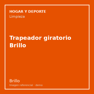 Trapeador giratorio Brillo