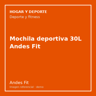 Mochila deportiva 30L Andes Fit