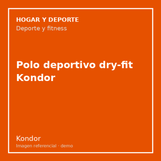 Polo deportivo dry-fit Kondor