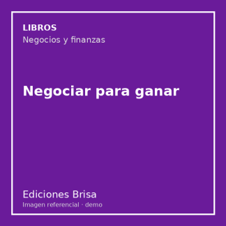 Negociar para ganar