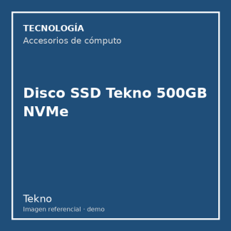 Disco SSD Tekno 500GB NVMe