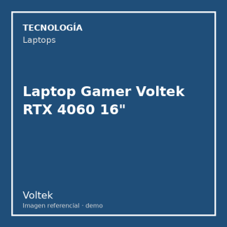 Laptop Gamer Voltek RTX 4060 16"