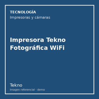 Impresora Tekno Fotográfica WiFi