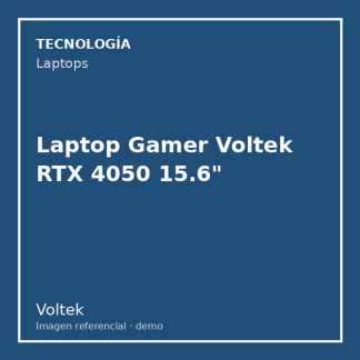 Laptop Gamer Voltek RTX 4050 15.6"