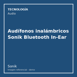 Audífonos inalámbricos Sonik Bluetooth In-Ear