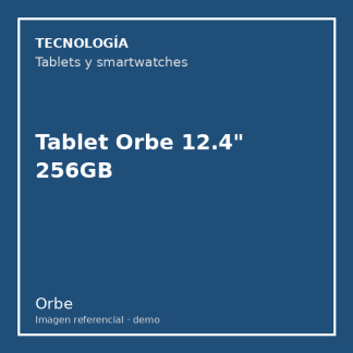Tablet Orbe 12.4" 256GB