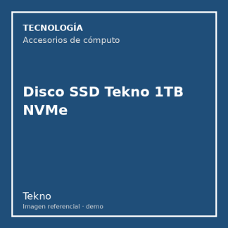 Disco SSD Tekno 1TB NVMe