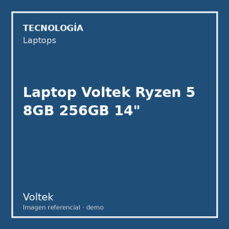 Laptop Voltek Ryzen 5 8GB 256GB 14"