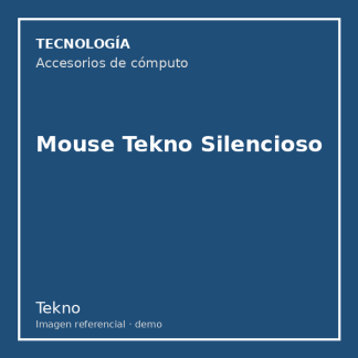 Mouse Tekno Silencioso
