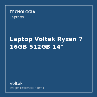 Laptop Voltek Ryzen 7 16GB 512GB 14"