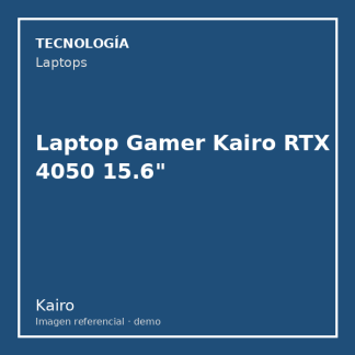 Laptop Gamer Kairo RTX 4050 15.6"