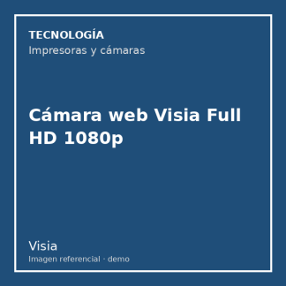 Cámara web Visia Full HD 1080p