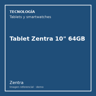 Tablet Zentra 10" 64GB