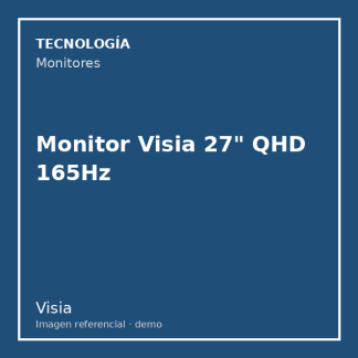 Monitor Visia 27" QHD 165Hz