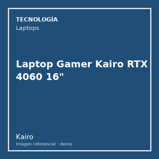 Laptop Gamer Kairo RTX 4060 16"