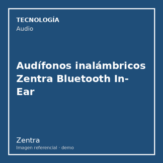 Audífonos inalámbricos Zentra Bluetooth In-Ear
