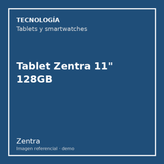 Tablet Zentra 11" 128GB