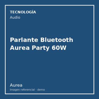 Parlante Bluetooth Aurea Party 60W