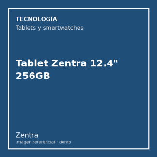 Tablet Zentra 12.4" 256GB