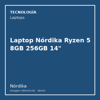 Laptop Nórdika Ryzen 5 8GB 256GB 14"