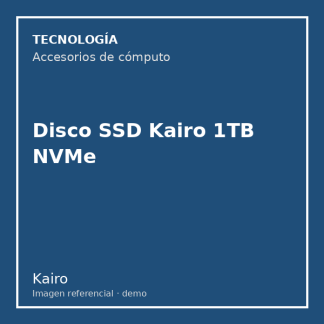Disco SSD Kairo 1TB NVMe