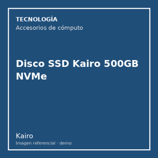 Disco SSD Kairo 500GB NVMe