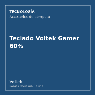 Teclado Voltek Gamer 60%