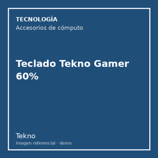 Teclado Tekno Gamer 60%