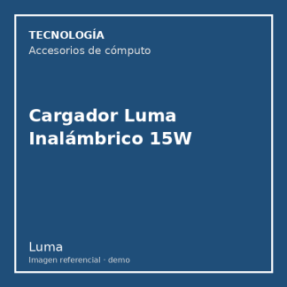 Cargador Luma Inalámbrico 15W
