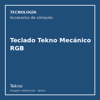 Teclado Tekno Mecánico RGB