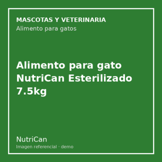 Alimento para gato NutriCan Esterilizado 7.5kg