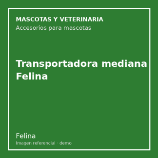 Transportadora mediana Felina