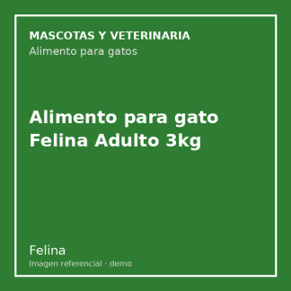 Alimento para gato Felina Adulto 3kg