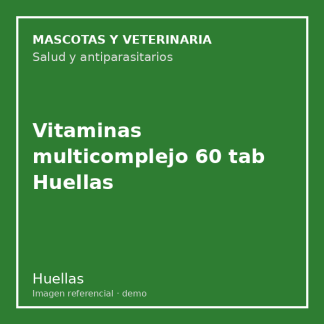 Vitaminas multicomplejo 60 tab Huellas
