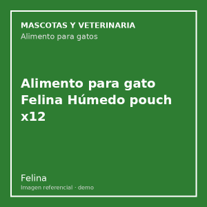 Alimento para gato Felina Húmedo pouch x12