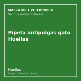 Pipeta antipulgas gato Huellas