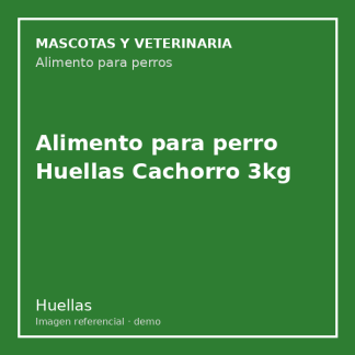 Alimento para perro Huellas Cachorro 3kg