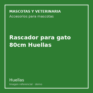 Rascador para gato 80cm Huellas
