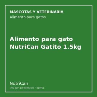 Alimento para gato NutriCan Gatito 1.5kg