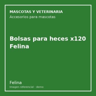 Bolsas para heces x120 Felina