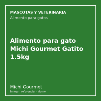 Alimento para gato Michi Gourmet Gatito 1.5kg
